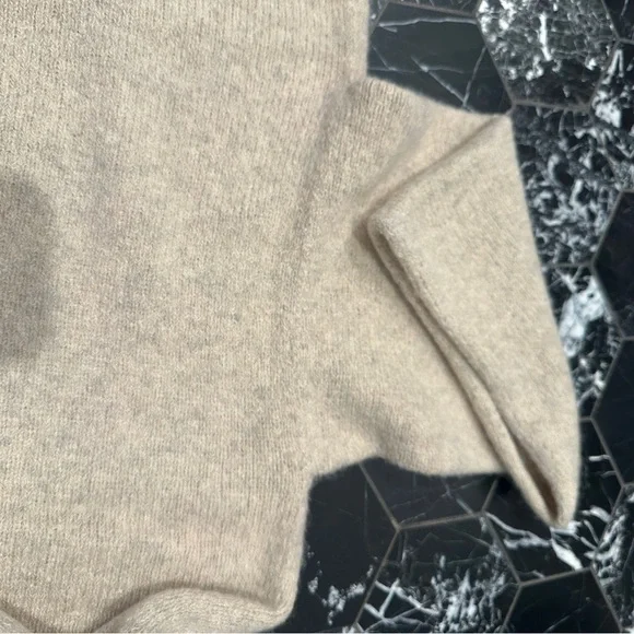 Lauren Manoogian Ecru Alpaca Turtleneck Sweater - Picture 9 of 9